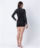 ROXY ロキシー スウェルシリーズ フロントジップ ロングスリーブ  RWT251708 ウェットスーツ スプリング レディース(BLK-M)