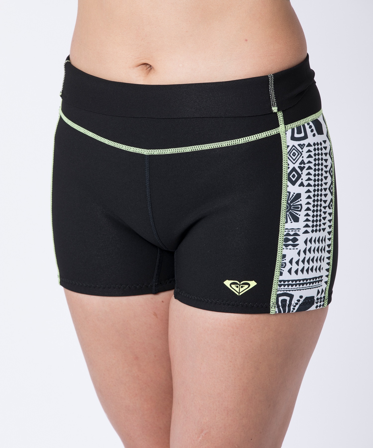 ROXY ロキシー ウォーターパンツ ショート RWT251710 ウェットスーツ パンツ レディース(BLK-M)