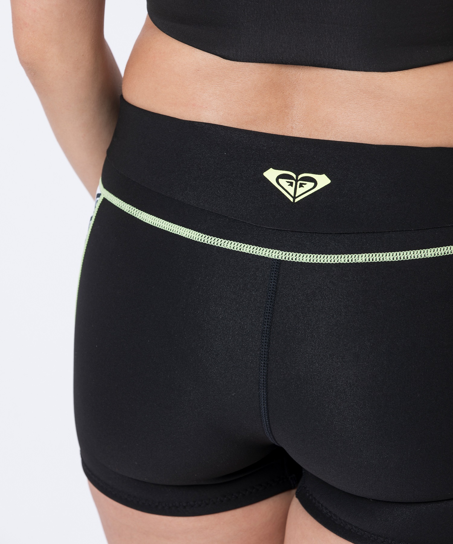 ROXY ロキシー ウォーターパンツ ショート RWT251710 ウェットスーツ パンツ レディース(BLK-M)