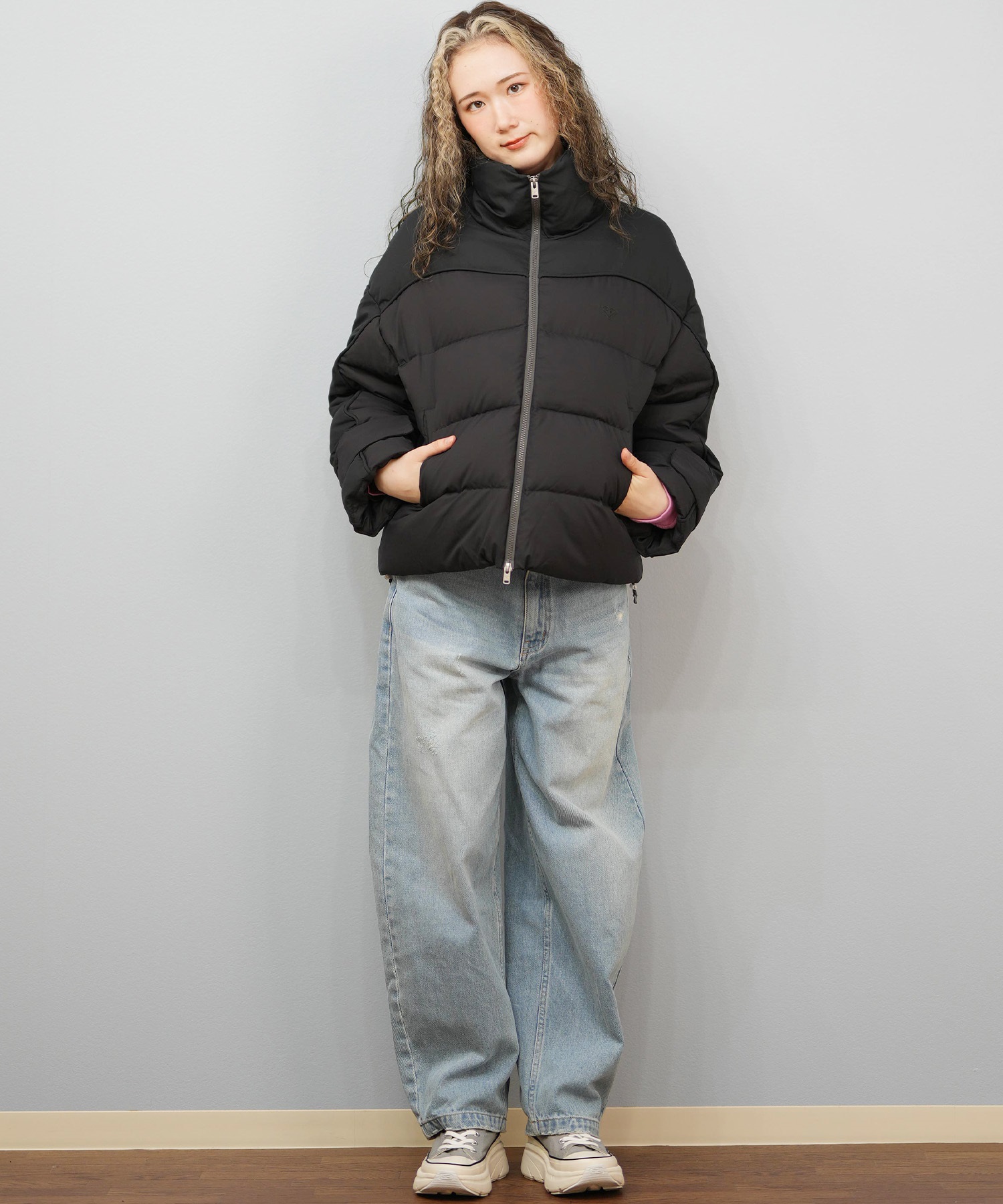 ROXY ロキシー ジャケット レディース シンプル ワンポイント ロゴ