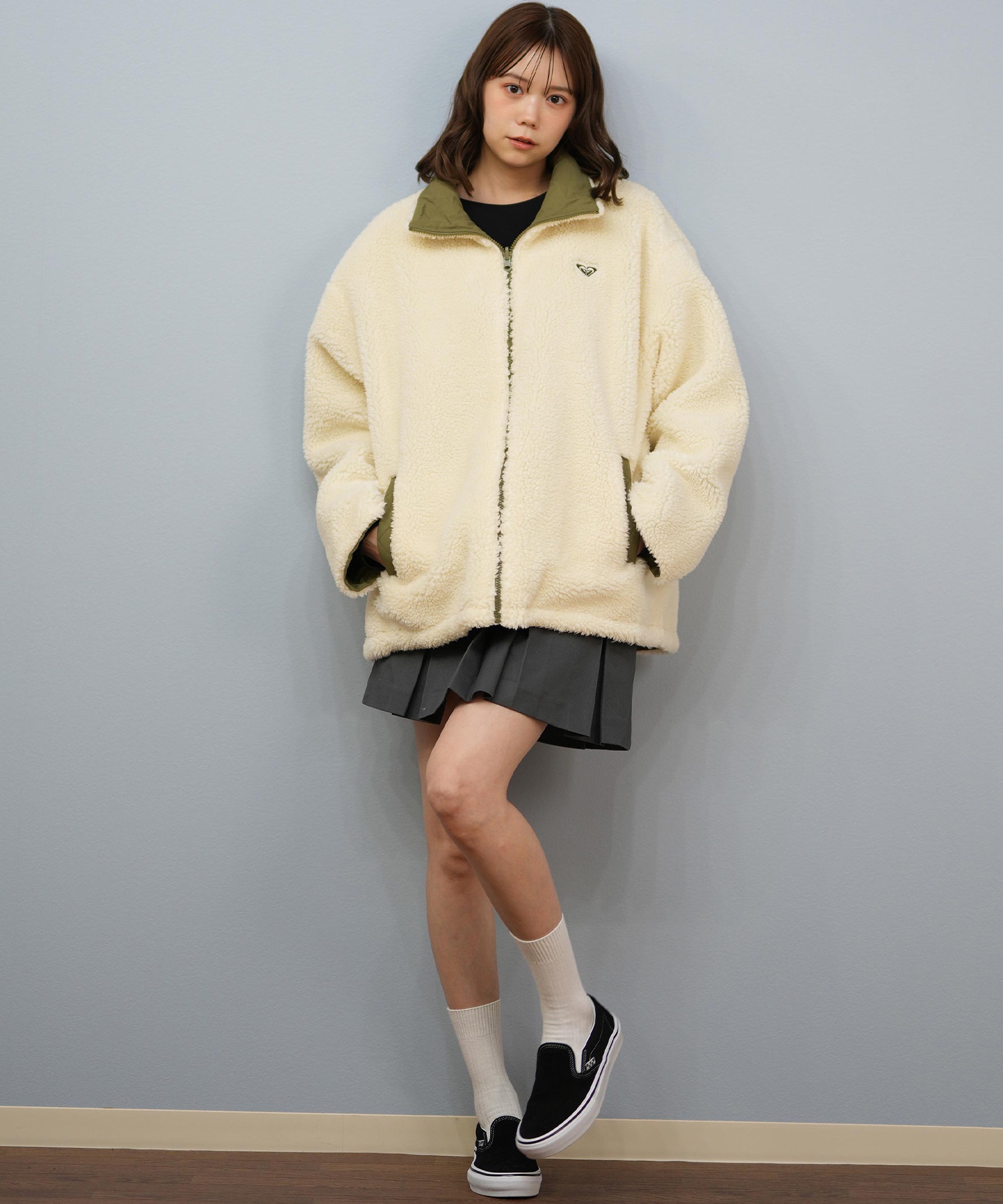 ROXY ロキシー ジャケット レディース ボア リバーシブル シンプル