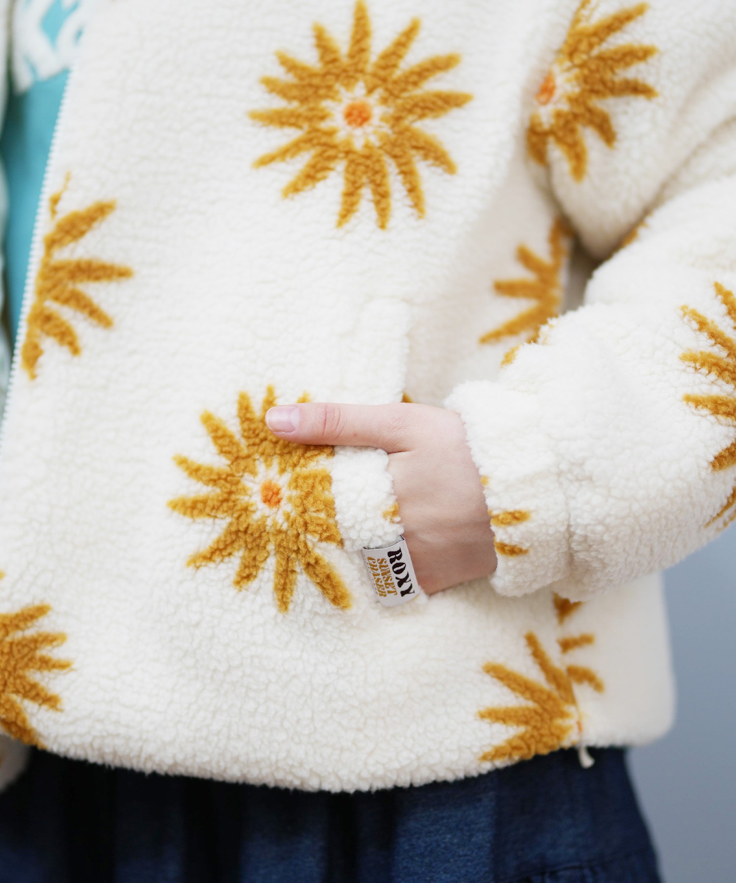 ROXY ロキシー ジャケット レディース ショート丈 ボア ロゴ RJK254025