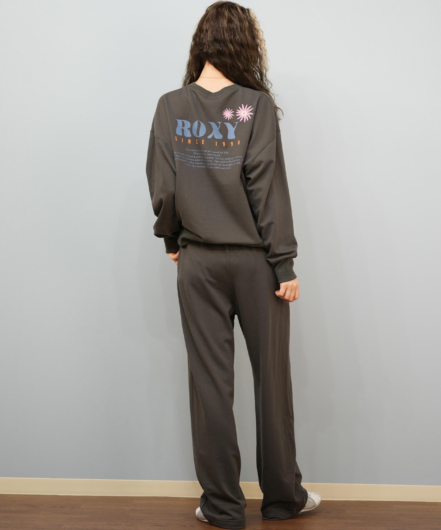 ROXY ロキシー 長袖 Tシャツ ロンT レディース ロゴ セットアップ対応 SUN AND SURF L S TEE RLT254038(BBK-M)