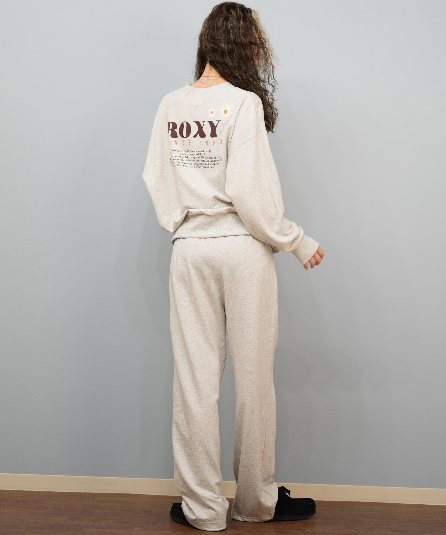 ROXY ロキシー 長袖 Tシャツ ロンT レディース ロゴ セットアップ対応 SUN AND SURF L S TEE RLT254038(BBK-M)