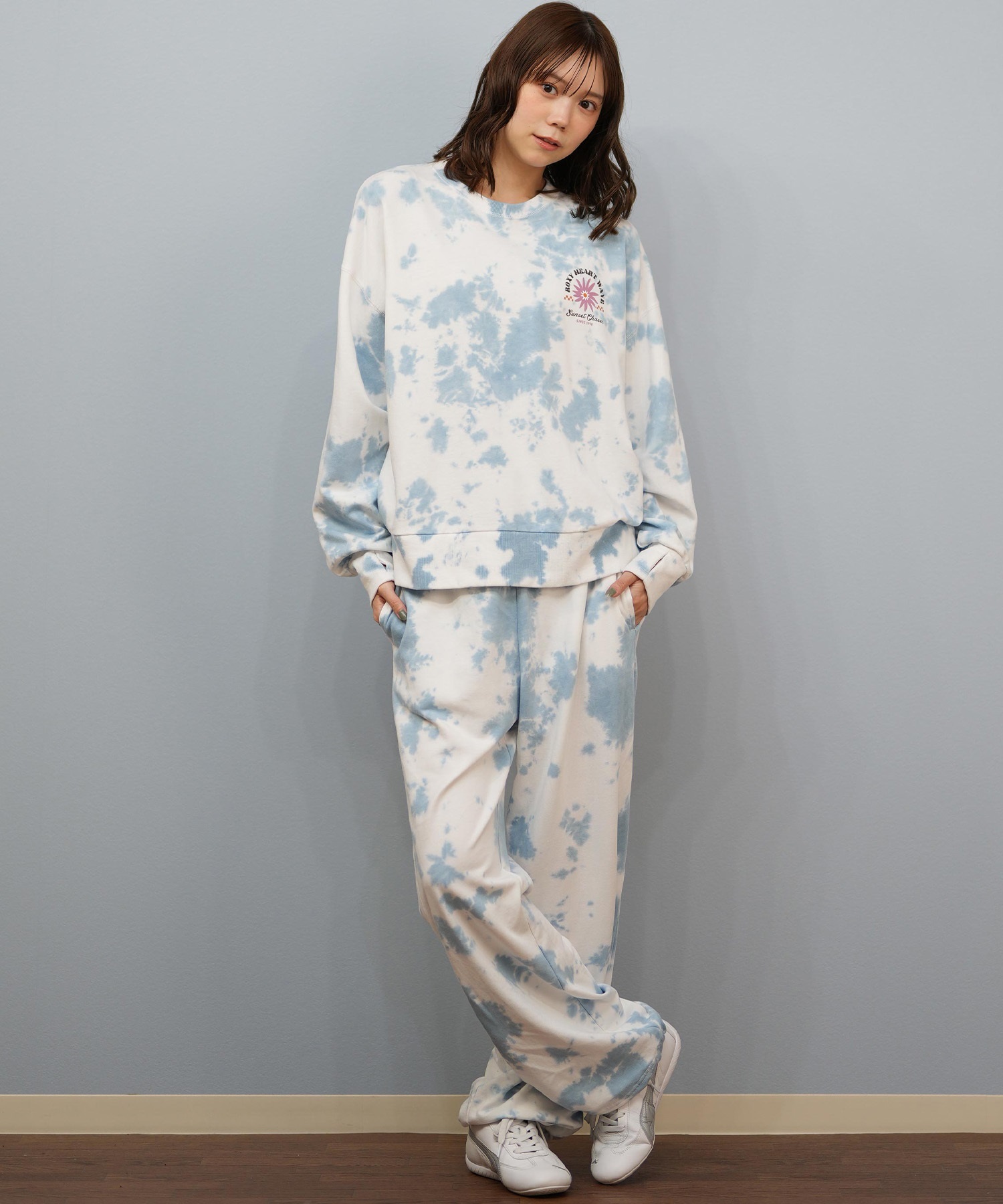 ROXY ロキシー 長袖 Tシャツ ロンT レディース ロゴ セットアップ対応 SUN AND SURF L S TEE RLT254038(BBK-M)