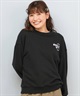 ROXY ロキシー トレーナー スウェット レディース ワンポイント シンプル JIVY PULL OVER RPO254028(BLK-M)