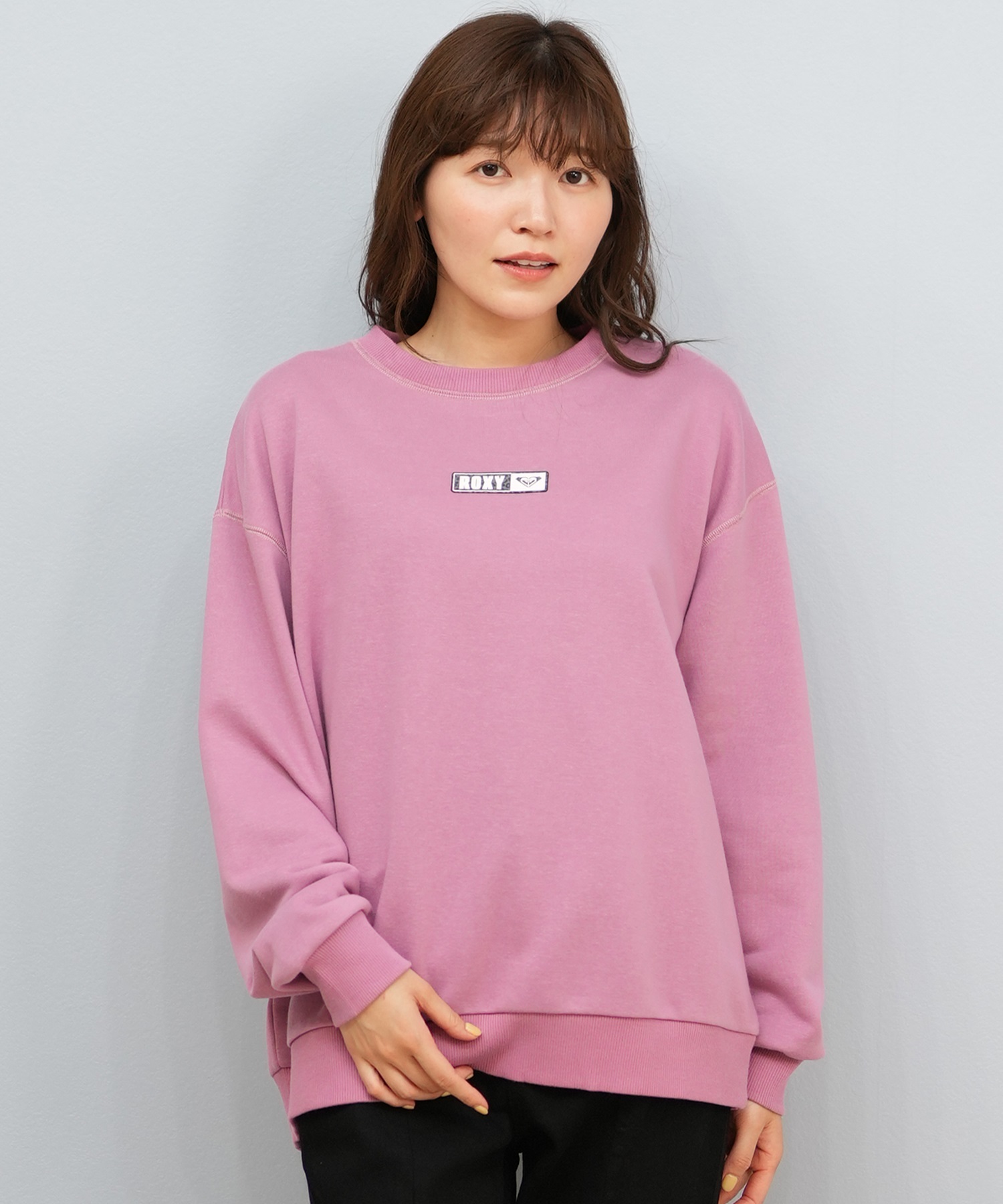ROXY ロキシー トレーナー スウェット レディース クルーネック ロゴ