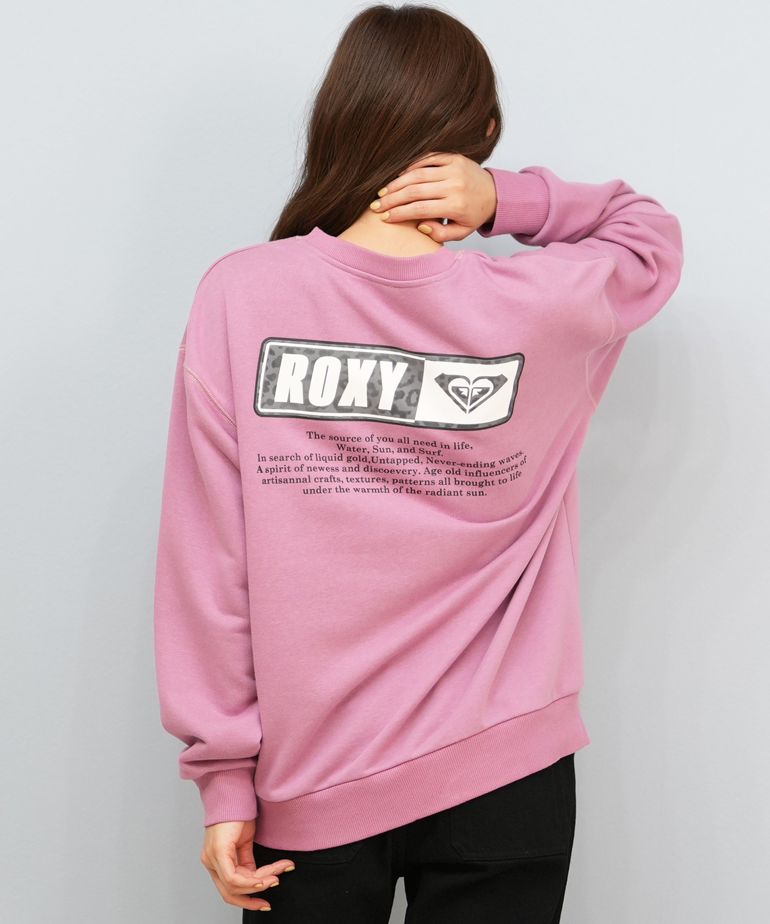 ROXY ロキシー トレーナー スウェット レディース クルーネック ロゴ