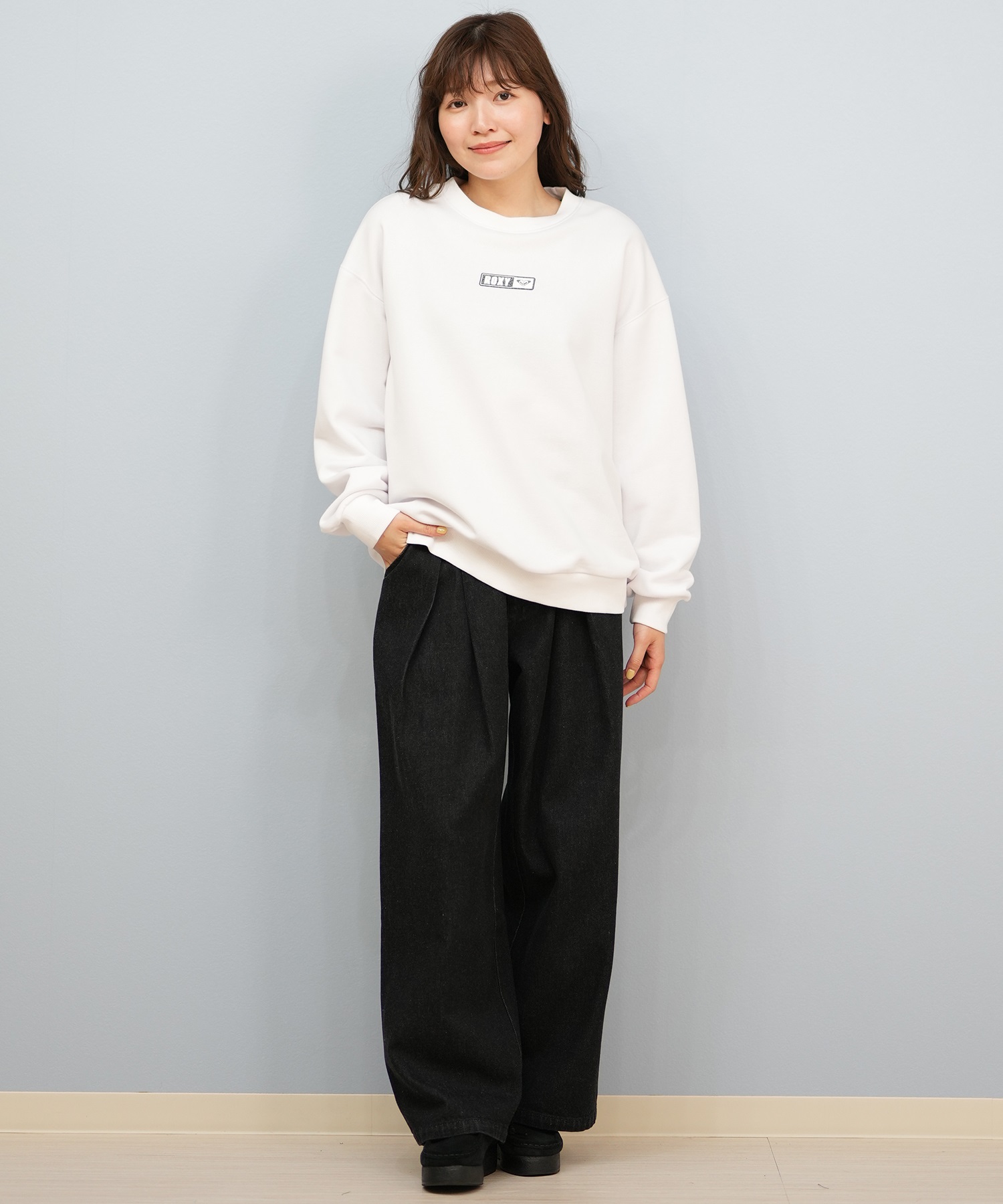 ROXY ロキシー トレーナー スウェット レディース クルーネック ロゴ