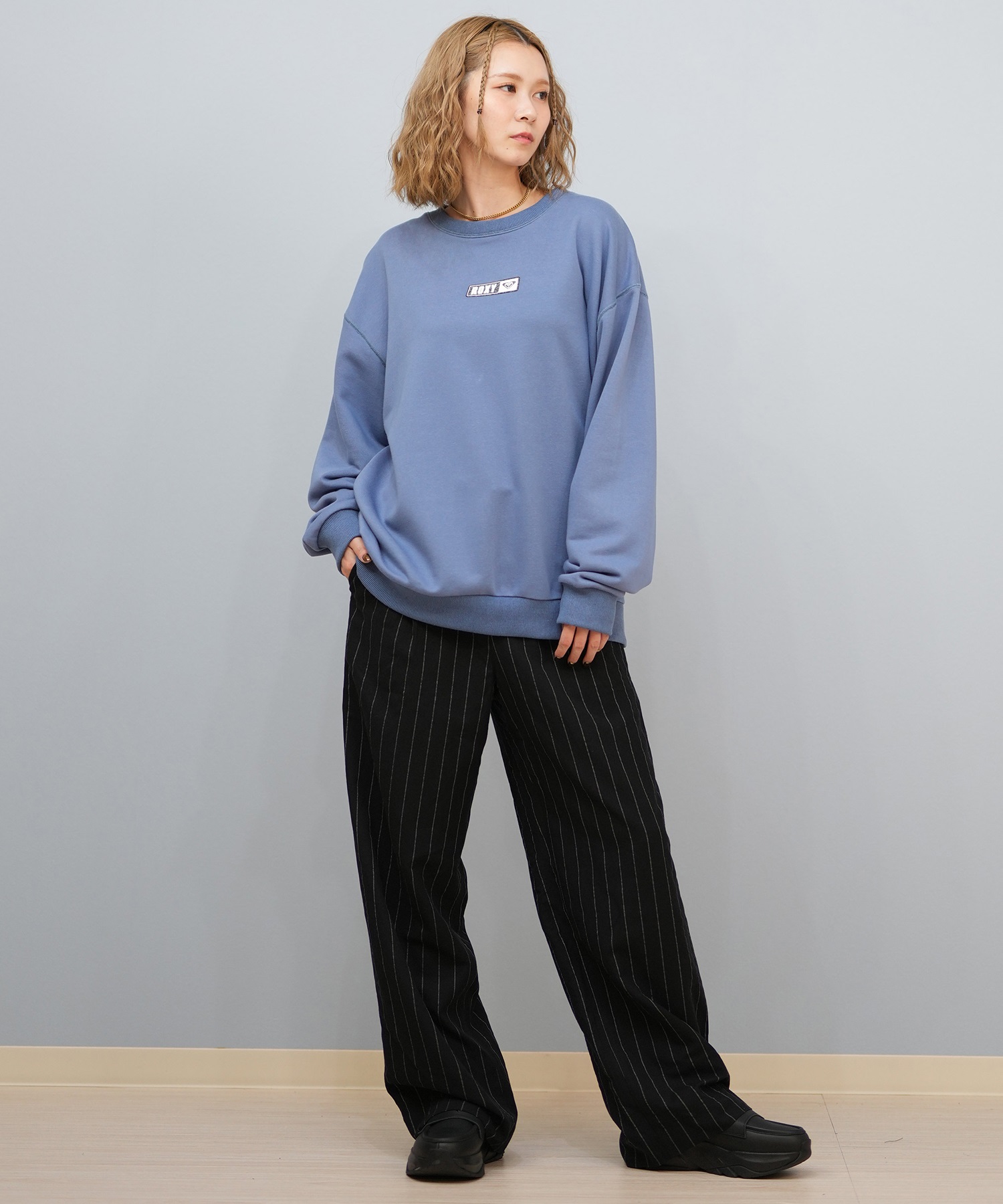 ROXY ロキシー トレーナー スウェット レディース クルーネック ロゴ
