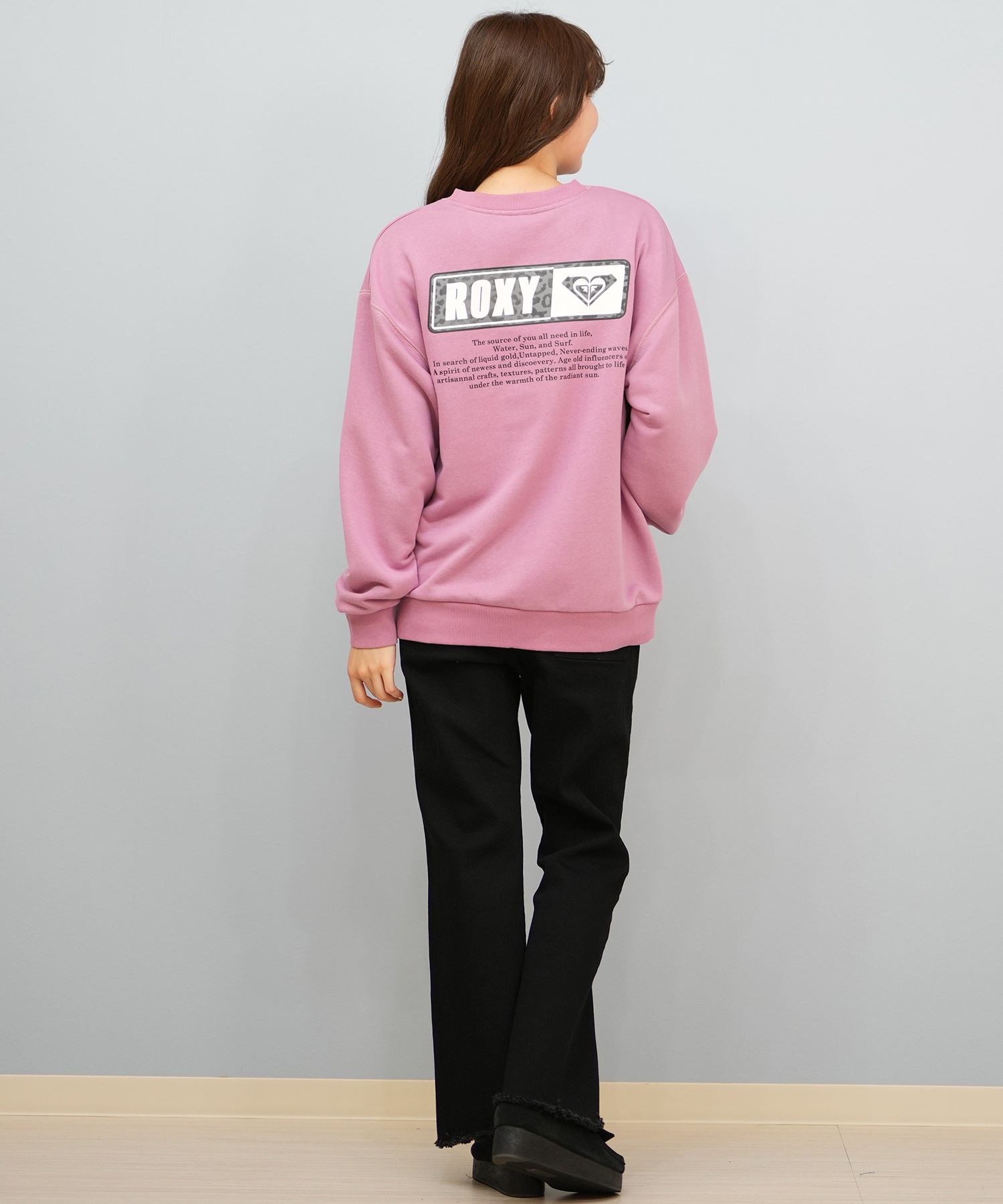 ROXY ロキシー トレーナー スウェット レディース クルーネック ロゴ