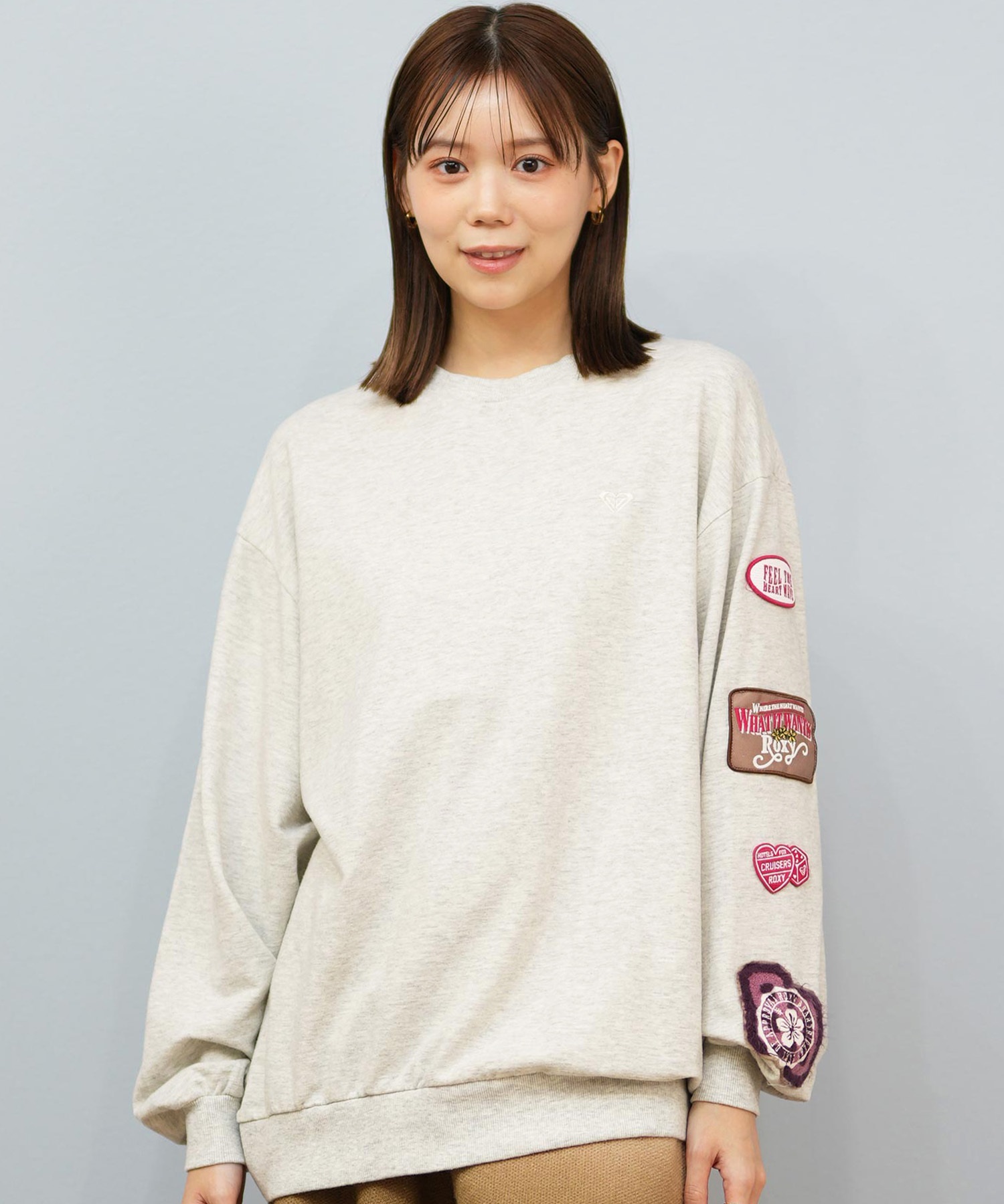 【シカ】ROXY ROXY ロキシー トレーナー スウェット レディース 古着風 ヴィンテージ