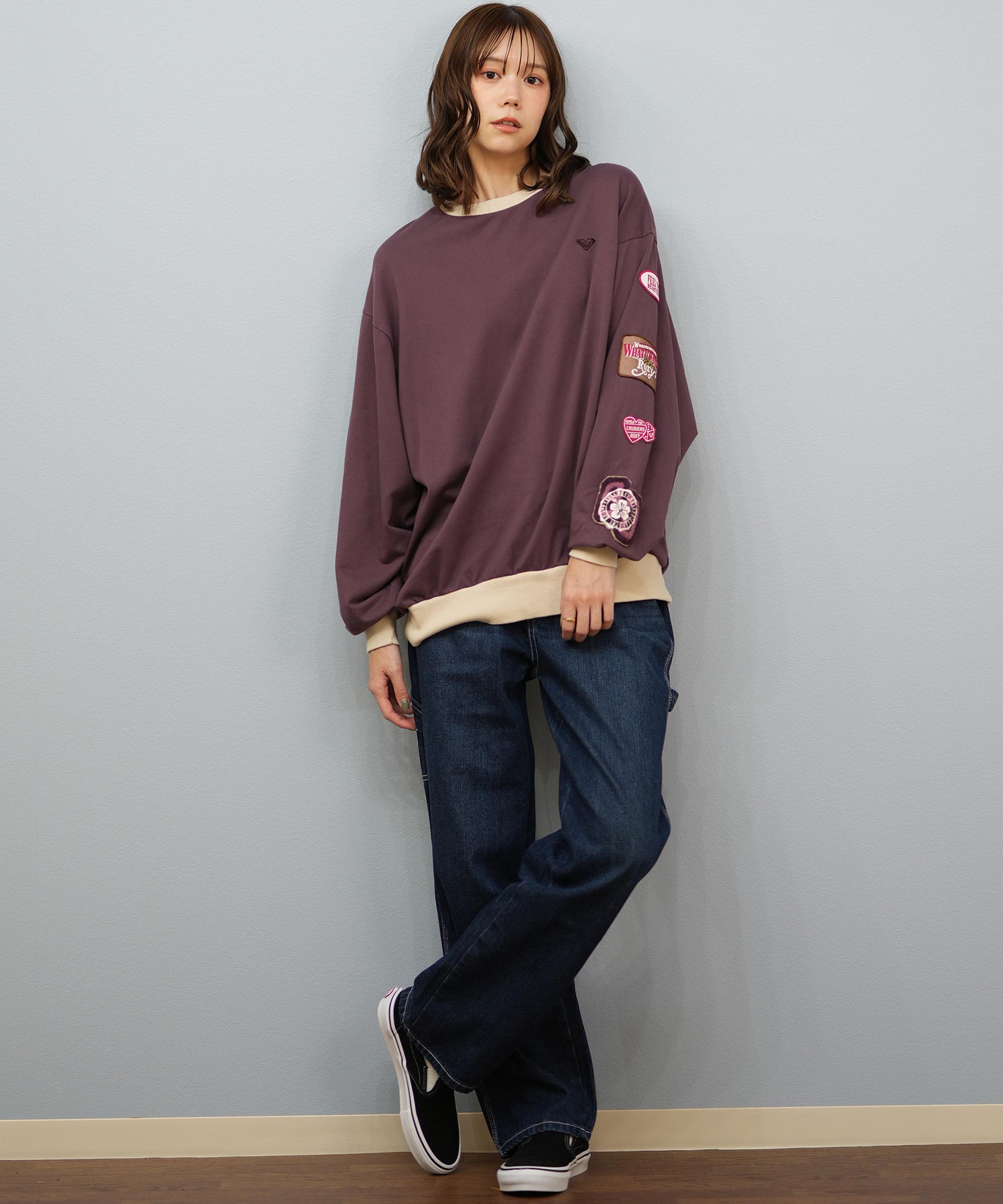 ROXY ロキシー トレーナー スウェット レディース 古着風 ヴィンテージ