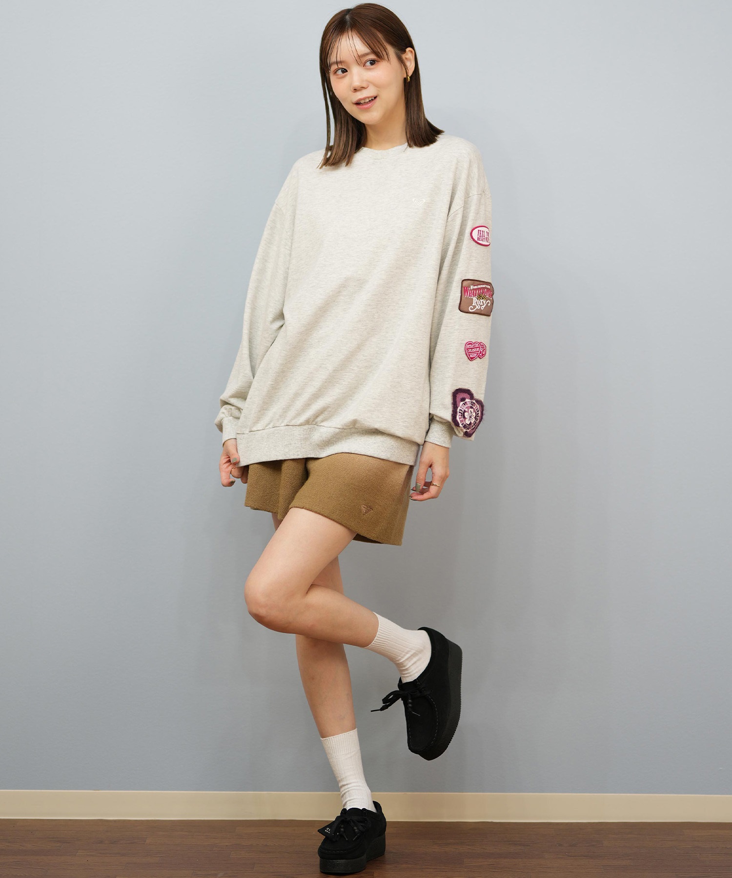 ROXY ロキシー トレーナー スウェット レディース 古着風 ヴィンテージ