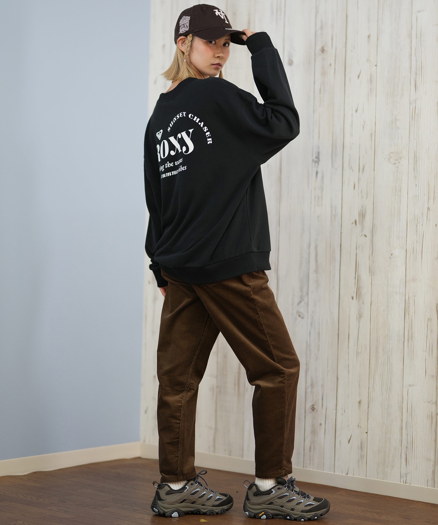 ROXY ロキシー トレーナー スウェット レディース クルーネック ロゴ