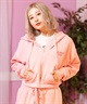 ROXY ロキシー パーカー ジップアップ レディース クロップド丈 バックプリント セットアップ対応 RZP251063(WHT-S)