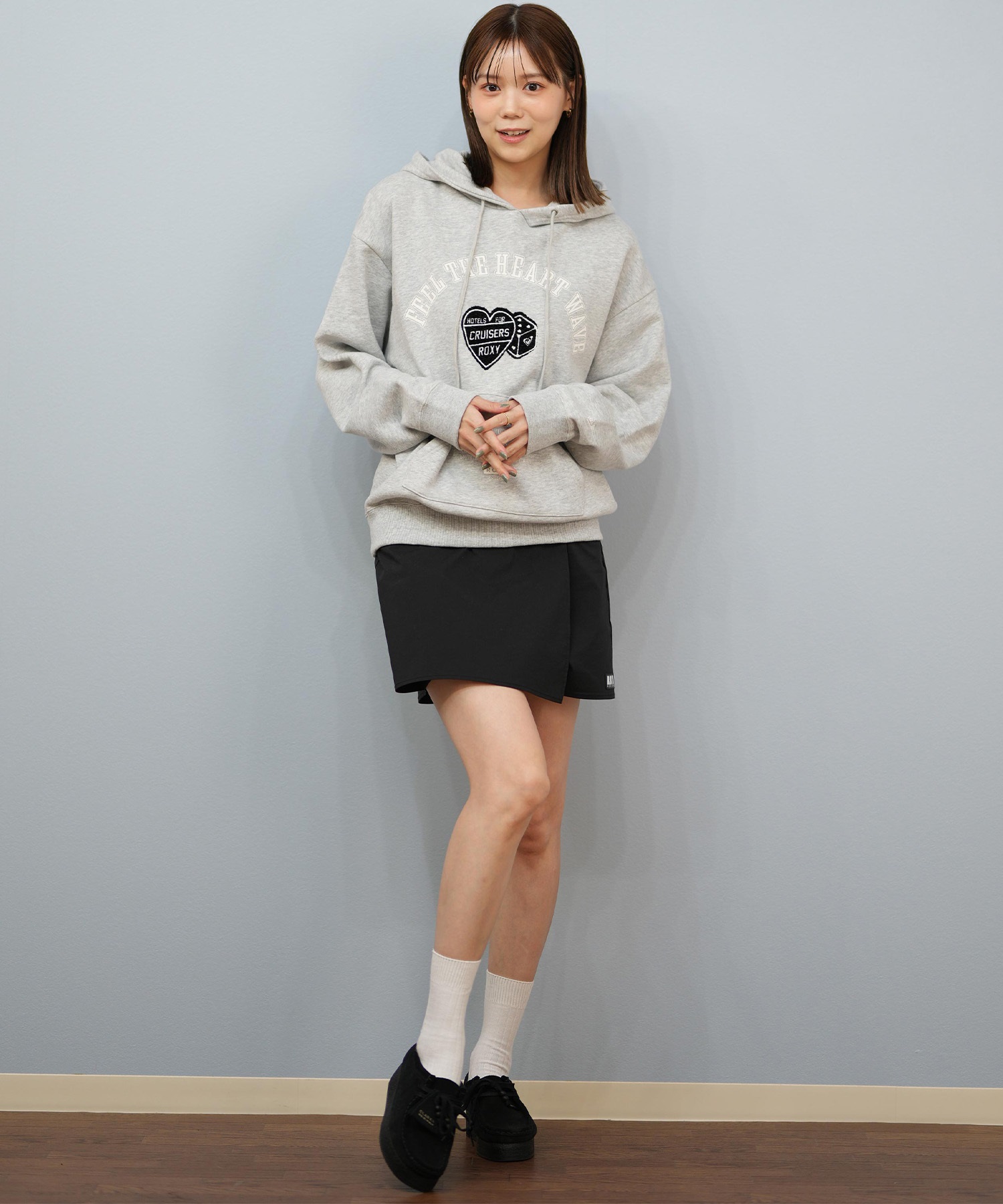 ROXY ロキシー プルオーバー パーカー レディース オーバーサイズ 裏毛 MY HEART HOODIE RPO254608T(BBK-M)