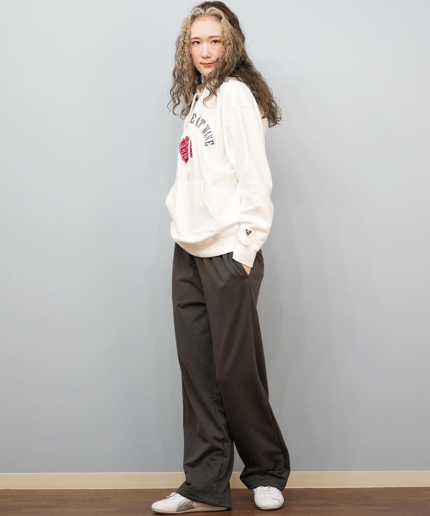 ROXY ロキシー プルオーバー パーカー レディース オーバーサイズ 裏毛 MY HEART HOODIE RPO254608T(BBK-M)