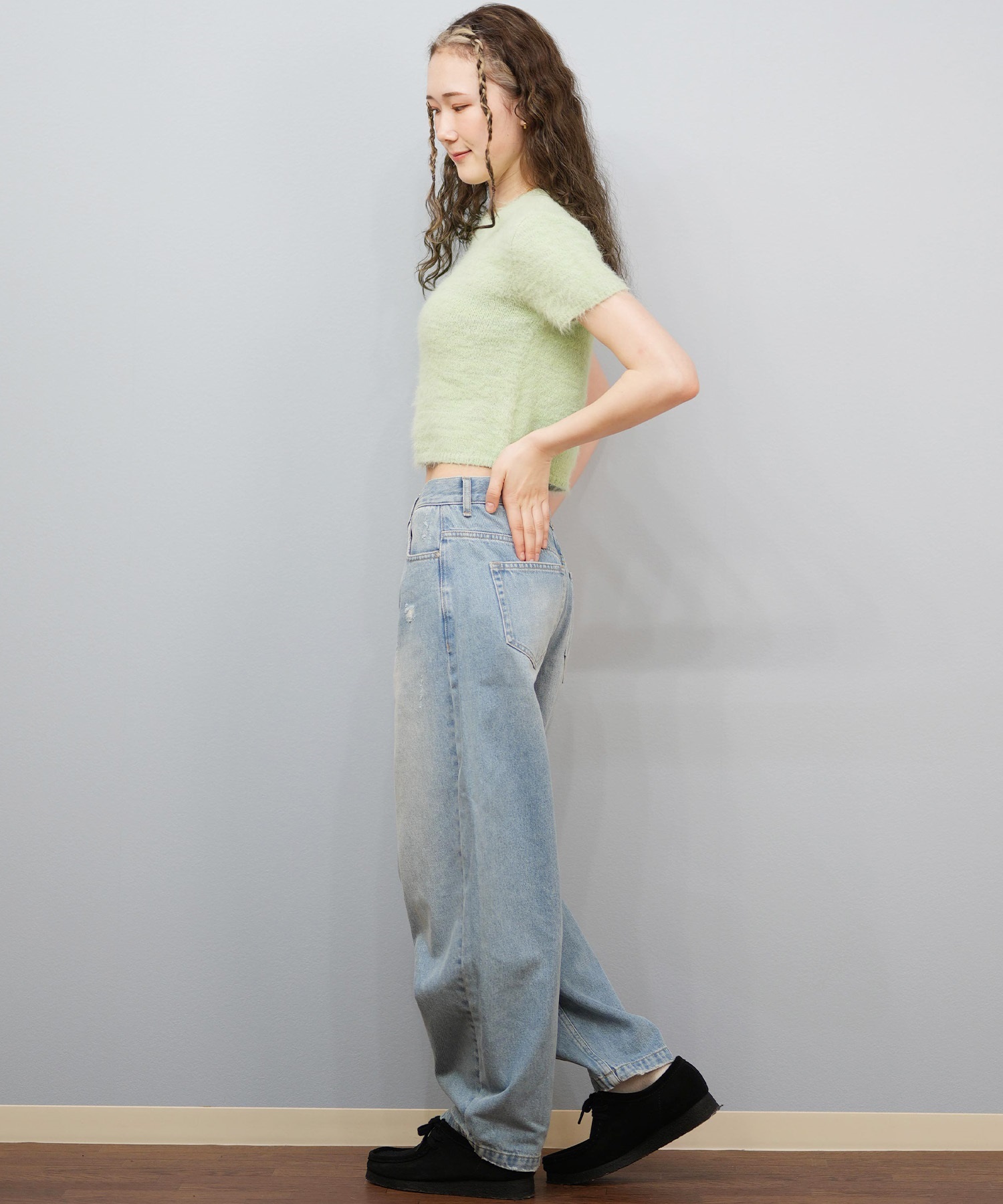 ROXY ロキシー ニット セーター レディース 半袖 クロップド丈