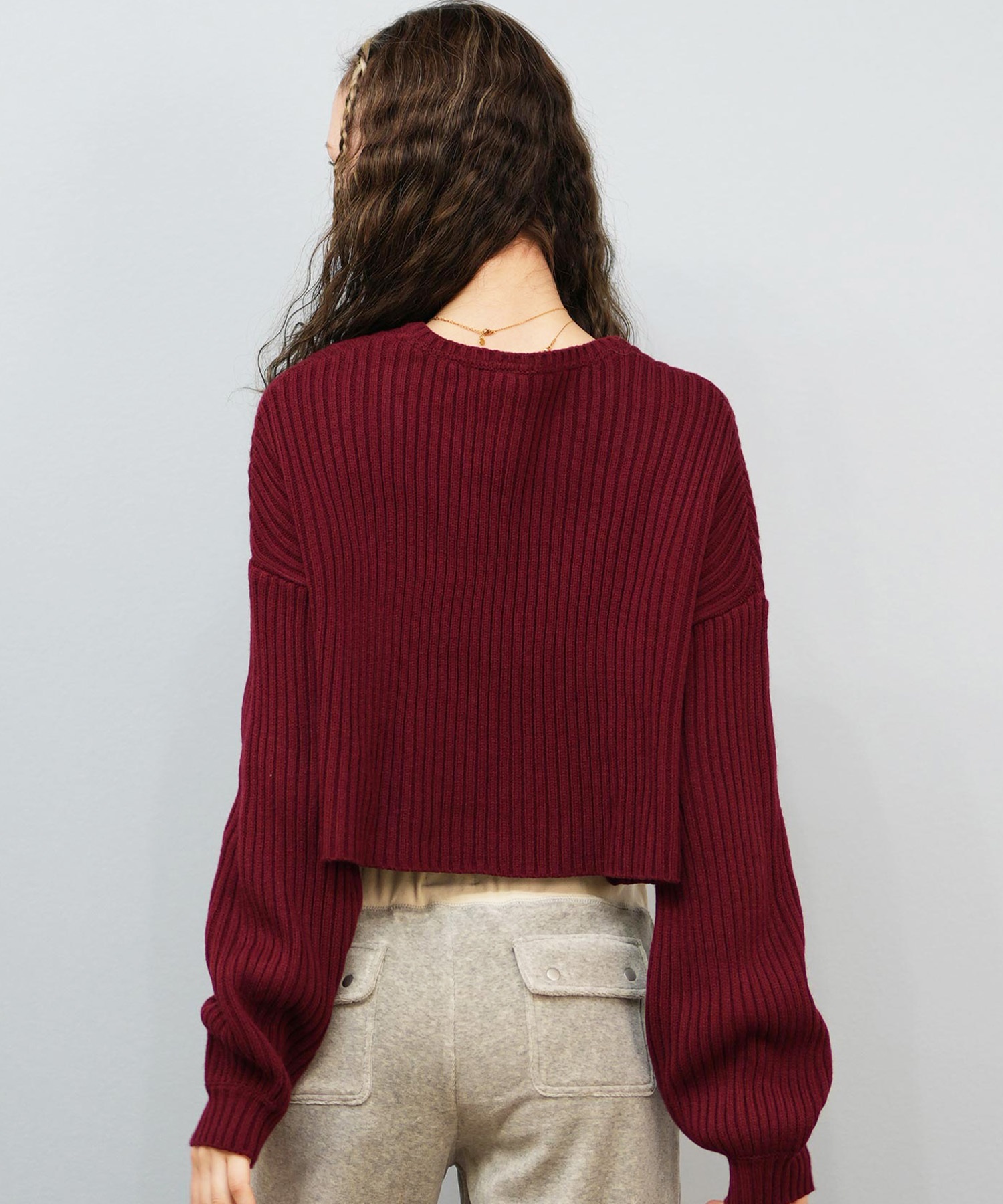 ROXY ロキシー ニット セーター レディース クロップド丈 ショート丈