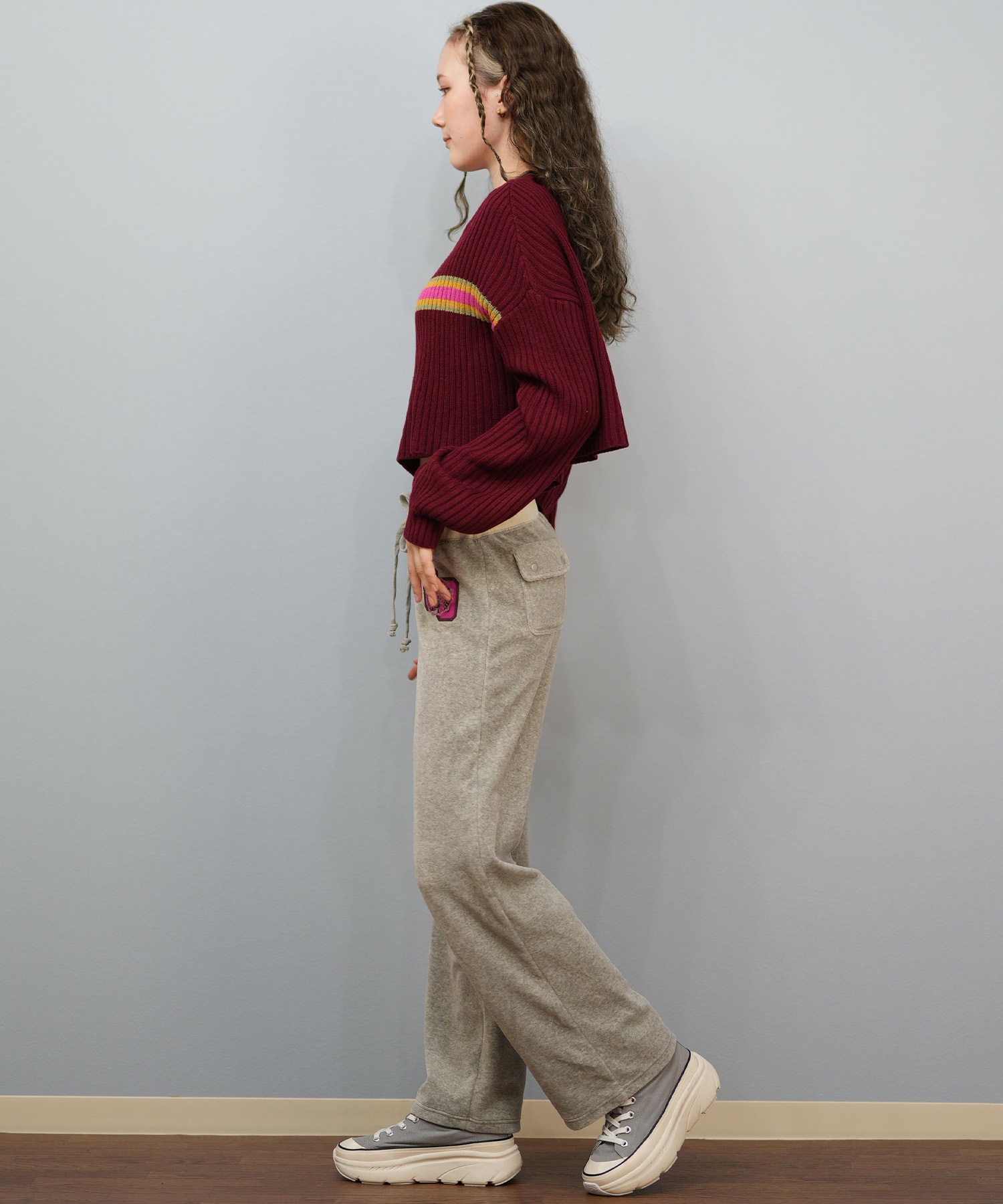 ROXY ロキシー ニット セーター レディース クロップド丈 ショート丈