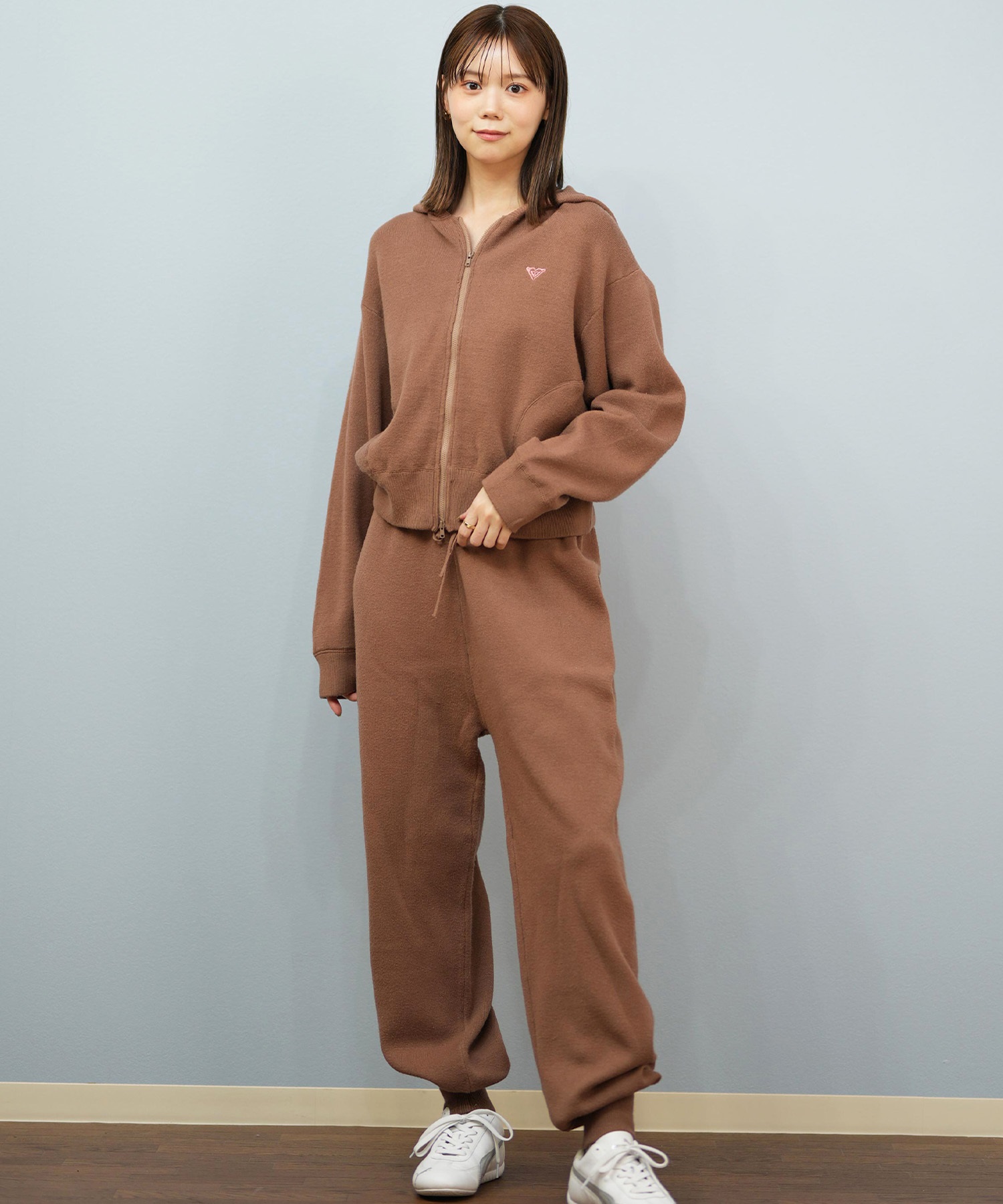 ROXY ロキシー ニット セーター レディース ジップアップフーディー