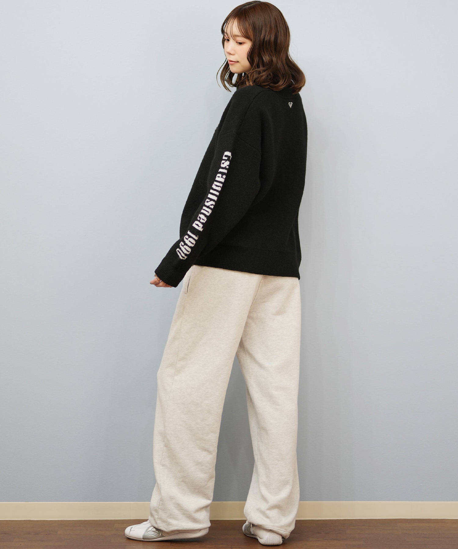 ROXY ロキシー ニット セーター レディース ロゴ FEEL THE HEART WAVE