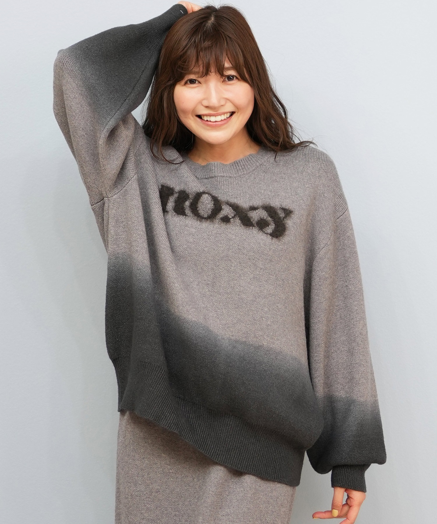 ROXY ロキシー ニット セーター レディース グラデーション ロゴ