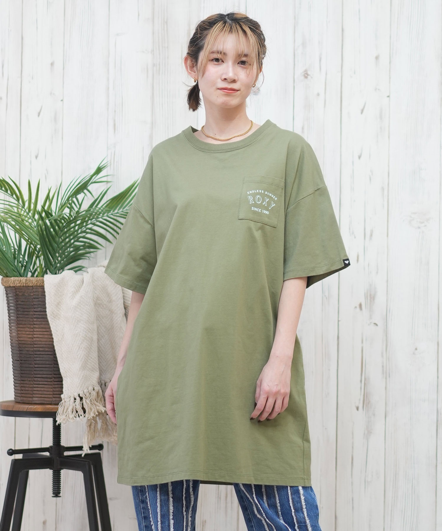 Roxy - ROXY ロキシー ドミニカ共和国 丈長 薄手 半袖 Tシャツ ワンピース 楽天市場】ROXY/ロキシー レディース 半袖 ワンピース RDR201056