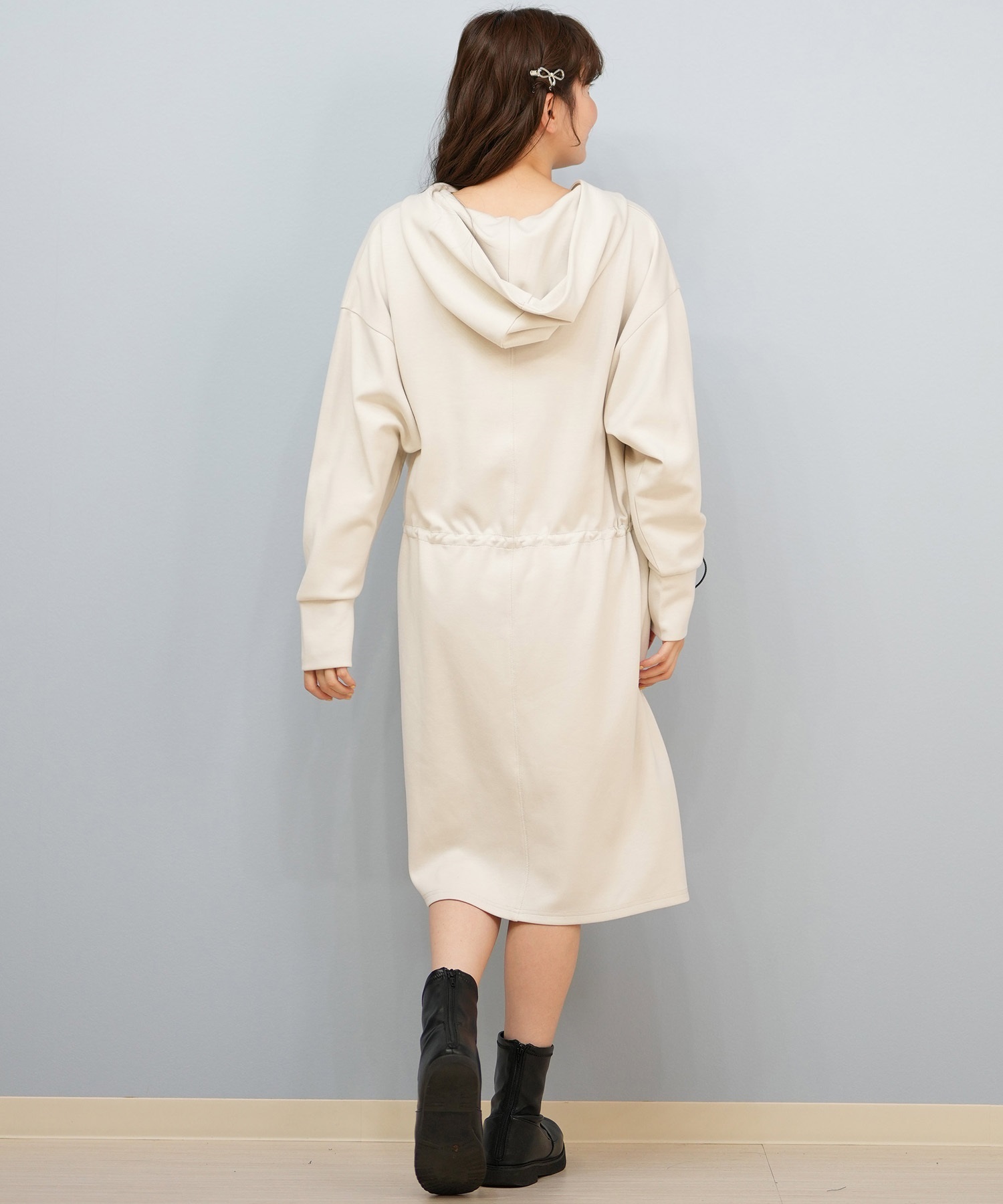 ROXY ロキシー ワンピース レディース シンプル ロゴ フーディー