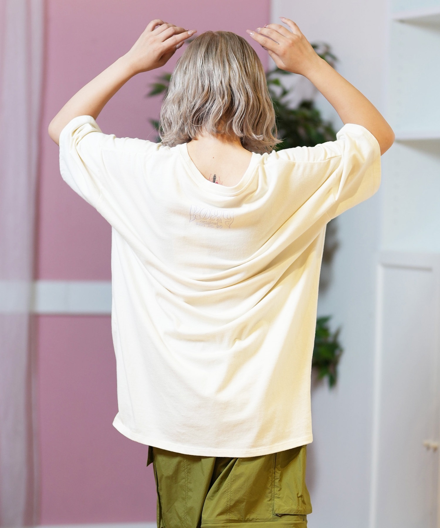 ROXY ロキシー レディース 半袖 Tシャツ ビッグシルエットTシャツ