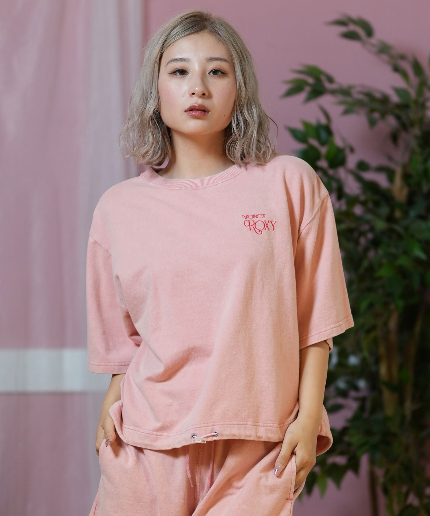 ROXY ロキシー 半袖 Tシャツ レディース スウェット生地 バック