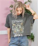 ROXY ロキシー 半袖 Tシャツ レディース フロントプリント クロップド丈 RST251651M(BBL-M)