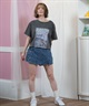 ROXY ロキシー 半袖 Tシャツ レディース フロントプリント クロップド丈 RST251651M(BBL-M)