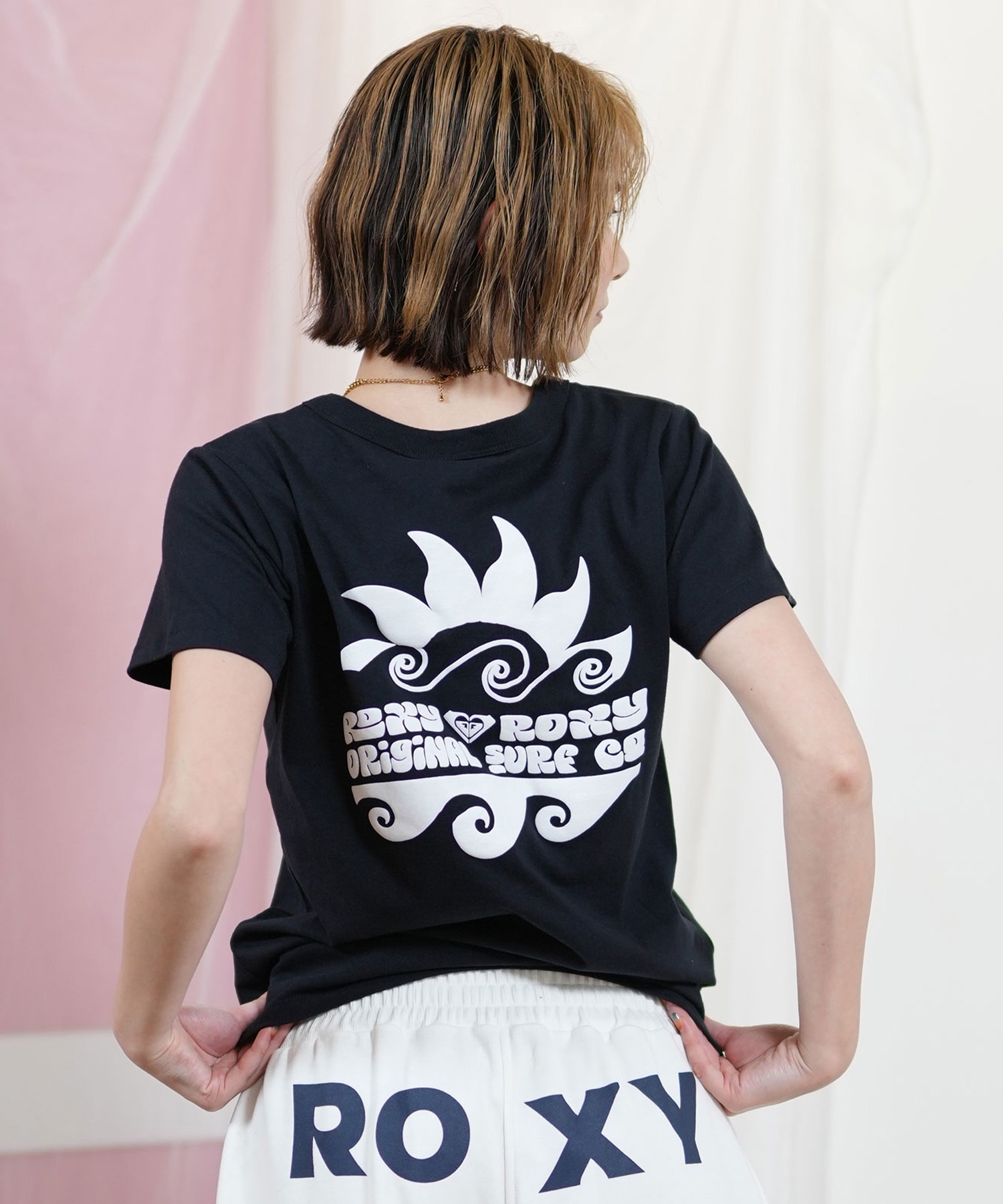 ROXY ロキシー 半袖 Tシャツ レディース バックプリント