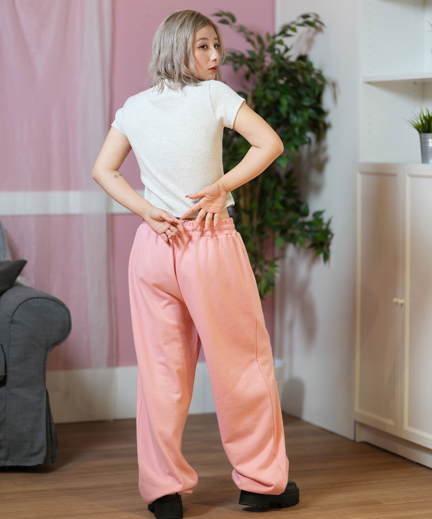 ROXY ロキシー 半袖 Tシャツ レディース クロップド丈 ショート丈 RST252058(WHT-M)