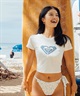 ROXY ロキシー × NANAHA 半袖 Tシャツ レディース ロゴ クロップド丈 ショート丈 ROXY CRUISERS RST252604T(BBK-M)