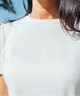 ROXY ロキシー × NANAHA 半袖 Tシャツ レディース リブ クロップド丈 ショート丈 ROXY CRUISERS RST252606T(BBK-M)