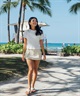 ROXY ロキシー × NANAHA 半袖 Tシャツ レディース リブ クロップド丈 ショート丈 ROXY CRUISERS RST252606T(BBK-M)