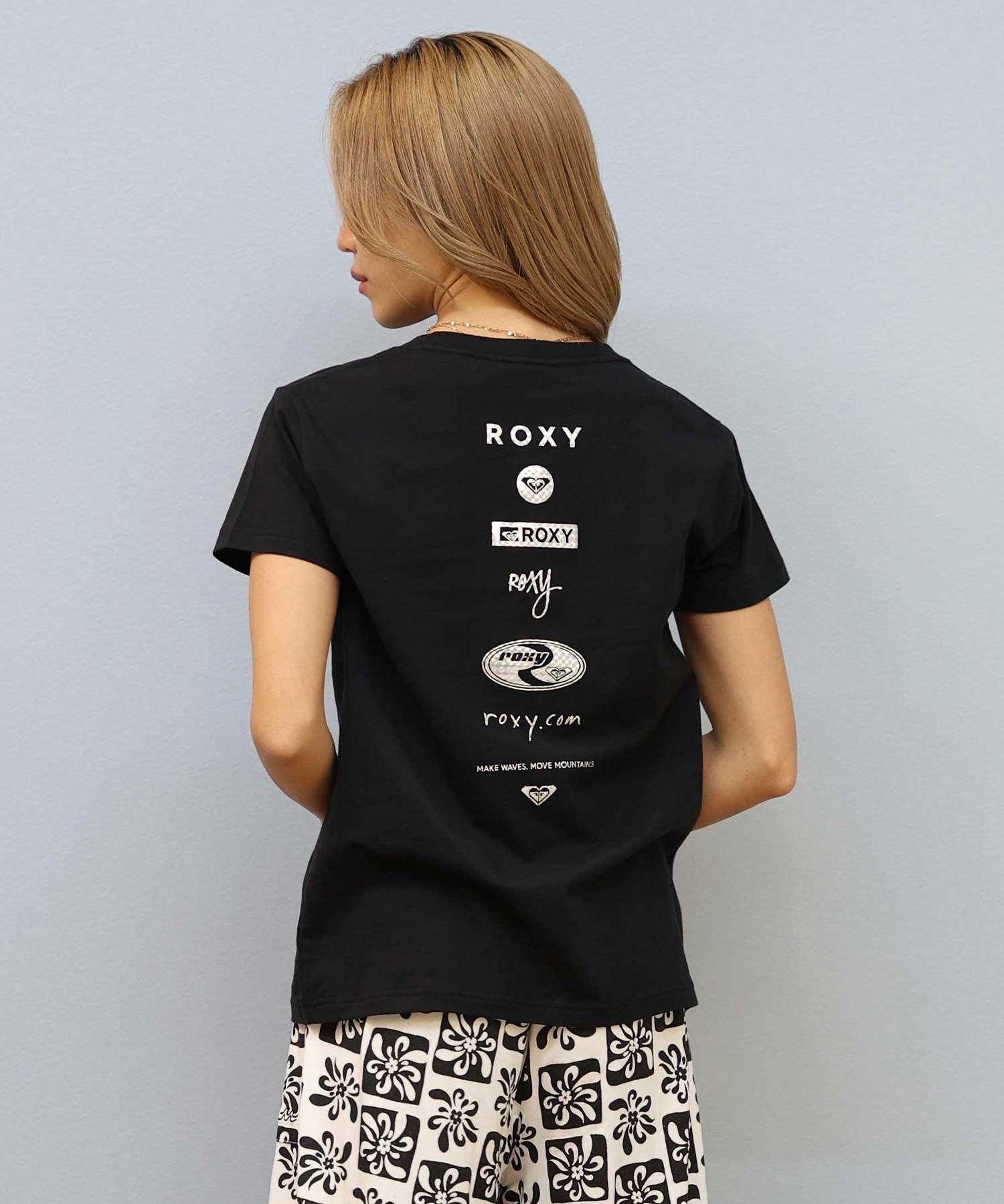ROXY ロキシー 半袖 Tシャツ レディース バックプリント ロゴ