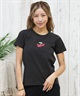 ROXY ロキシー 半袖 Tシャツ レディース ロゴ チェリー ラメ CHERRY CHERRY SS TEE RST252062M(BBK-M)
