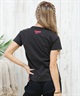 ROXY ロキシー 半袖 Tシャツ レディース ロゴ チェリー ラメ CHERRY CHERRY SS TEE RST252062M(BBK-M)