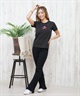 ROXY ロキシー 半袖 Tシャツ レディース ロゴ チェリー ラメ CHERRY CHERRY SS TEE RST252062M(BBK-M)