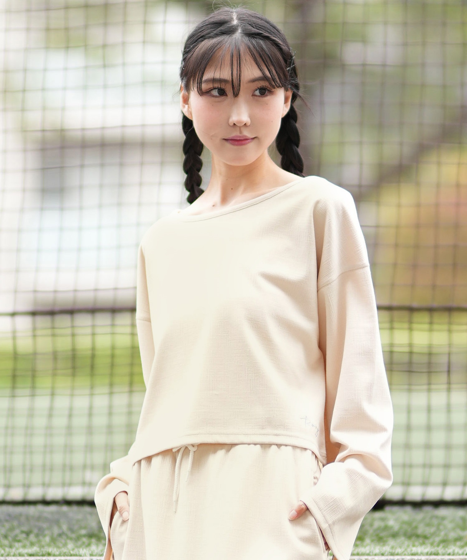 ROXY ロキシー レディース 長袖 Tシャツ クロップド丈ロンT