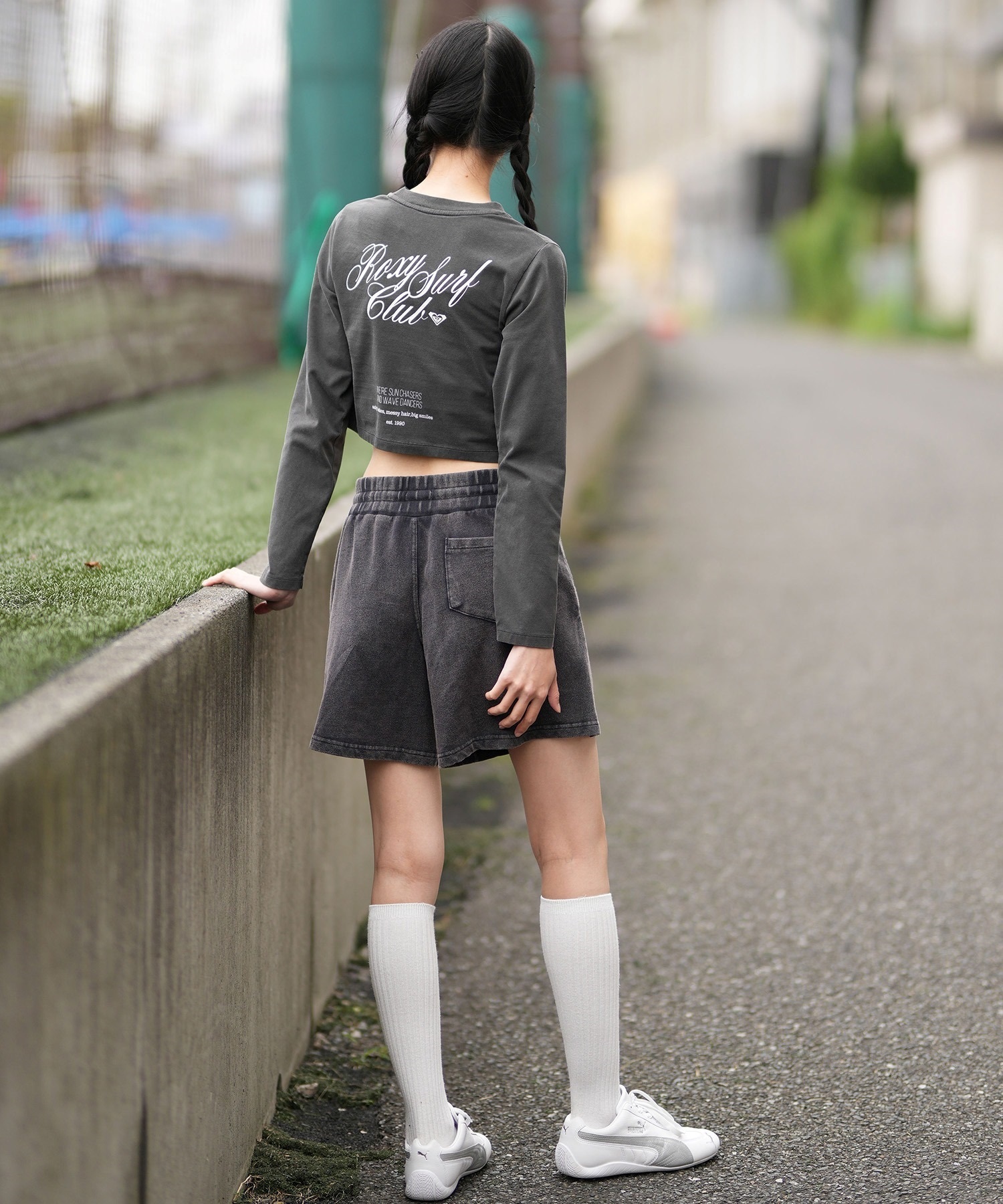 ROXY ロキシー レディース 長袖 Tシャツ ショート丈ロンT バック ROXY ロキシー レディース 長袖 Tシャツ ショート丈ロンT バック