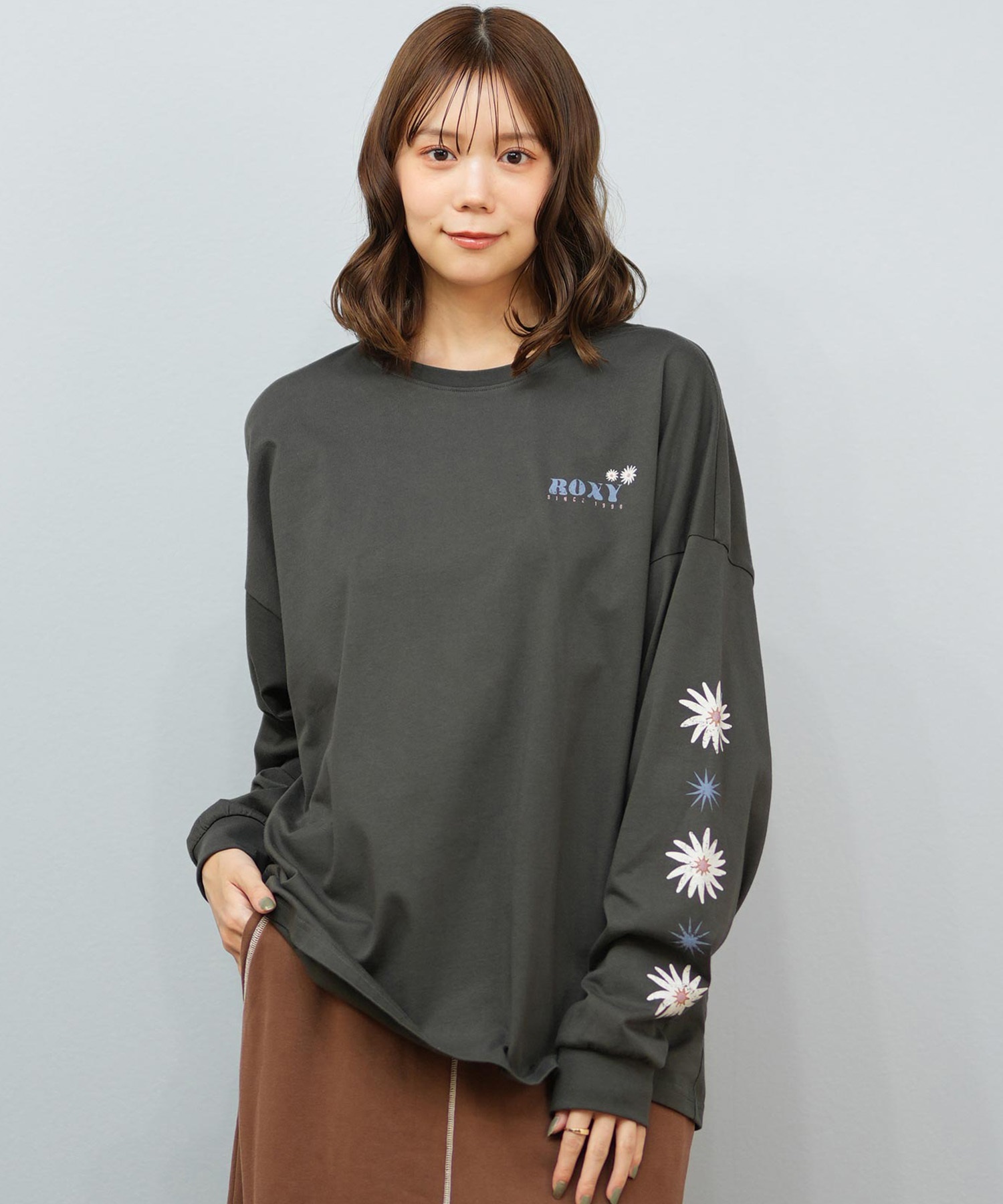 ROXY ロキシー 長袖 Tシャツ ロンT レディース バックプリント ロゴ
