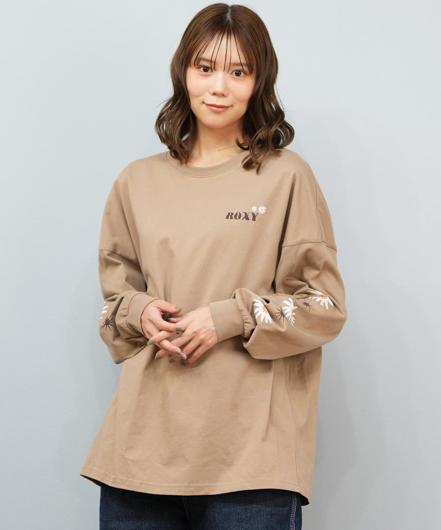 ROXY ロキシー 長袖 Tシャツ ロンT レディース バックプリント ロゴ