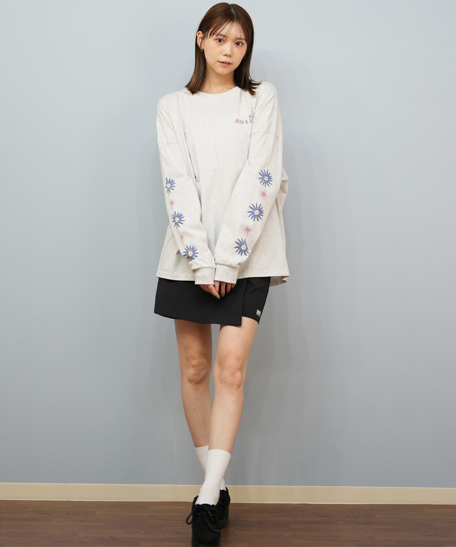 ROXY ロキシー 長袖 Tシャツ ロンT レディース バックプリント ロゴ BELLIS L S TEE RLT254033(BEG-S)