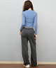 ROXY ロキシー 長袖 Tシャツ ロンT レディース クロップド丈 ショート丈 ロゴ SPARKLY ロンT RLT254035(BLU-M)