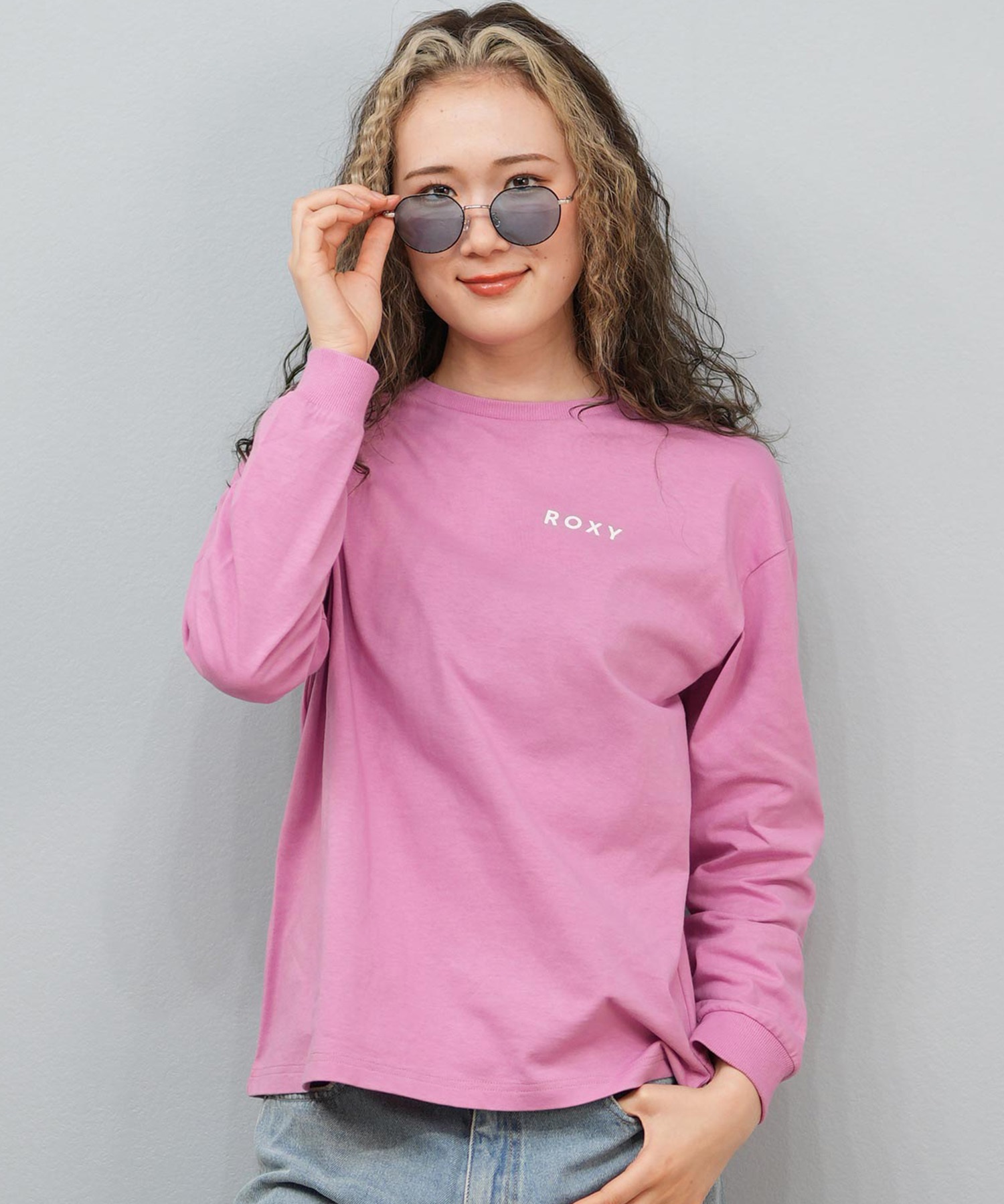 ROXY ロキシー 長袖 Tシャツ ロンT レディース バックプリント ロゴ